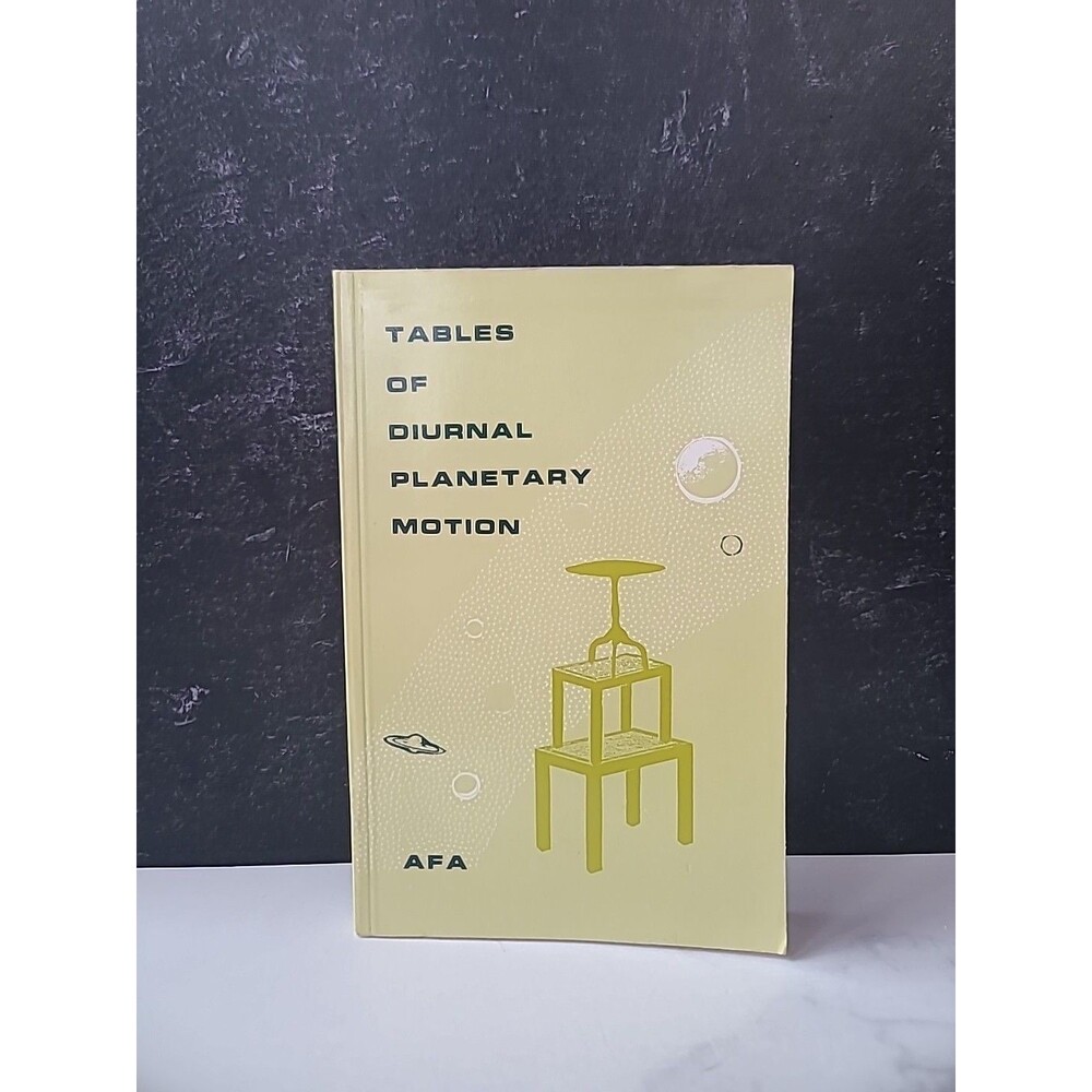 Tables Of Diurnal Planetary Motion Paperback